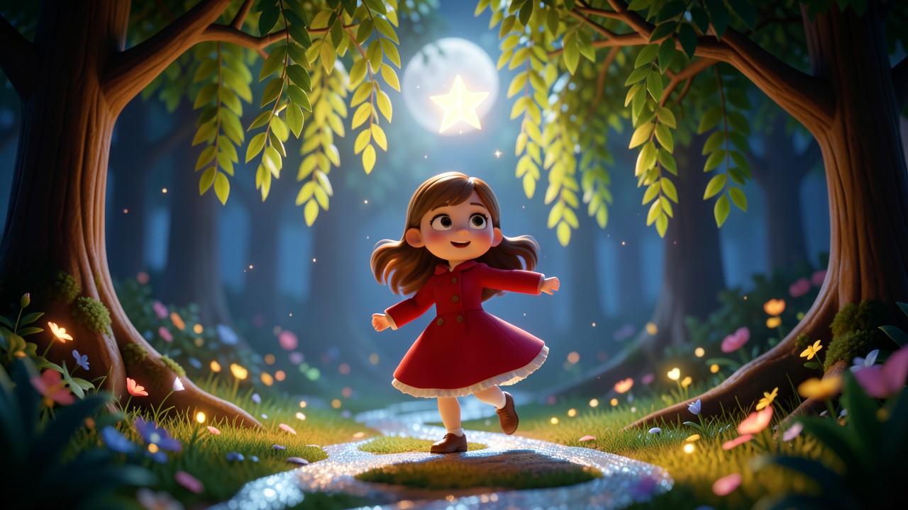 Folklore Fables: The Moonlit Dance of the Willow and the Star