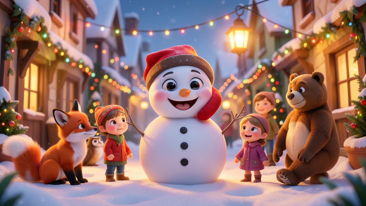 Lustige Weihnachten Kurzgeschichten: Der Schneemann mit dem Lachkissen