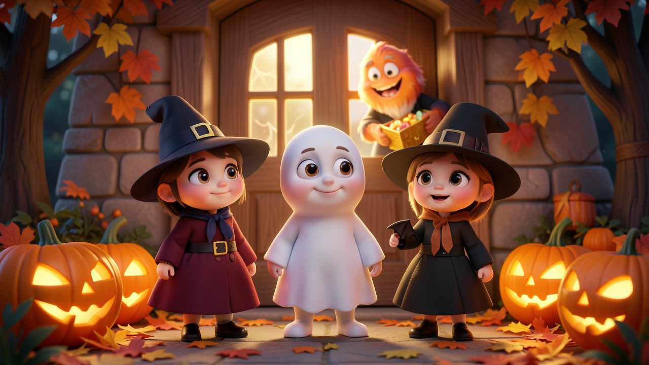 Storie di Halloween per bambini da stampare: La Caccia al Dolce Segreto