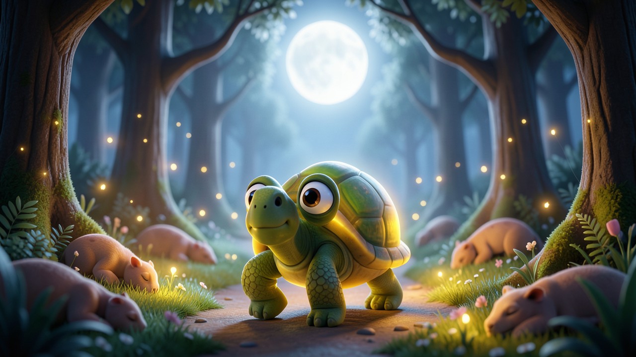 The Animal Story of Tilly the Tortoise and the Moonlit Race