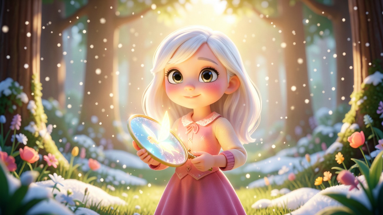 Cuento corto de Blanca Nieves y el hada de los espejos