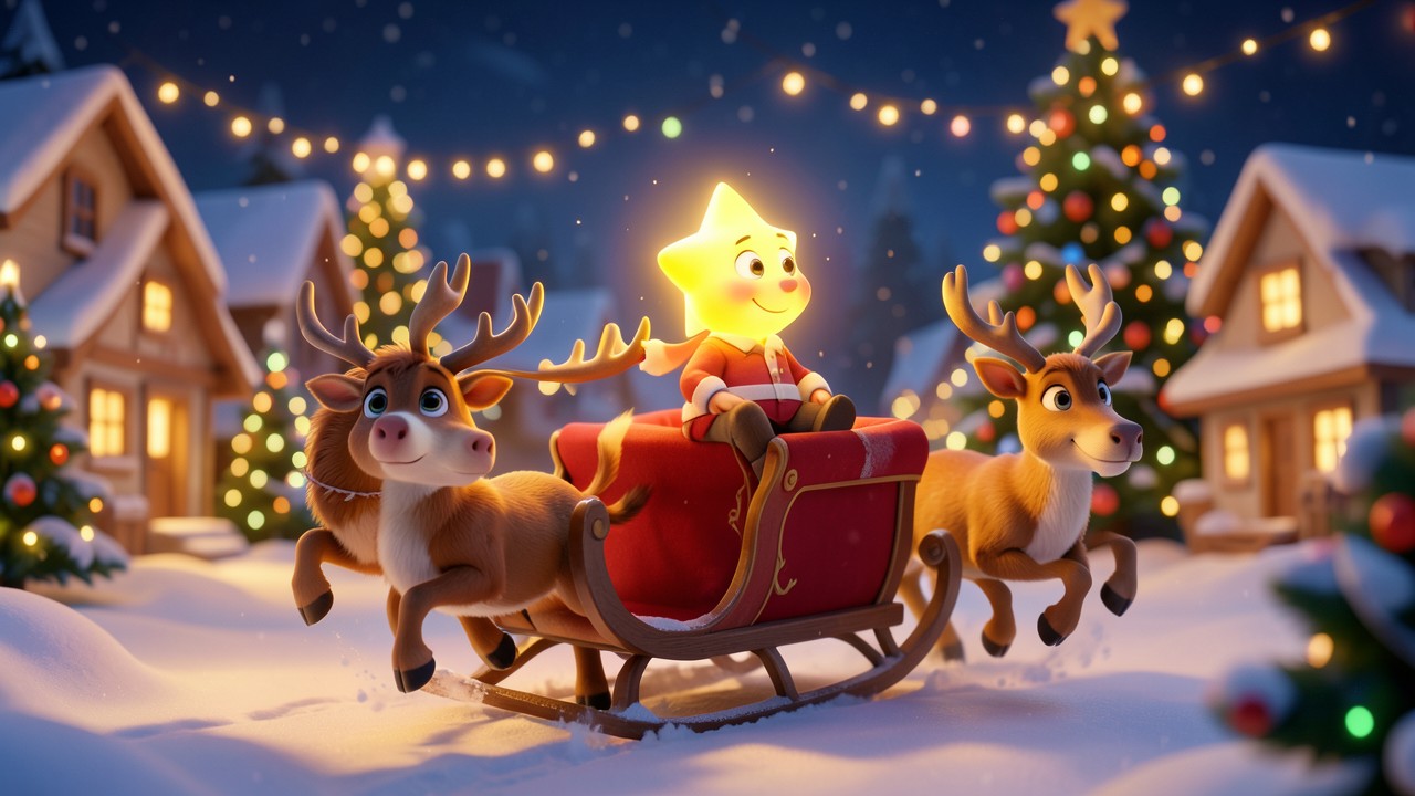 Contes Courts de Noël: Le Père Noël et la Petite Étoile