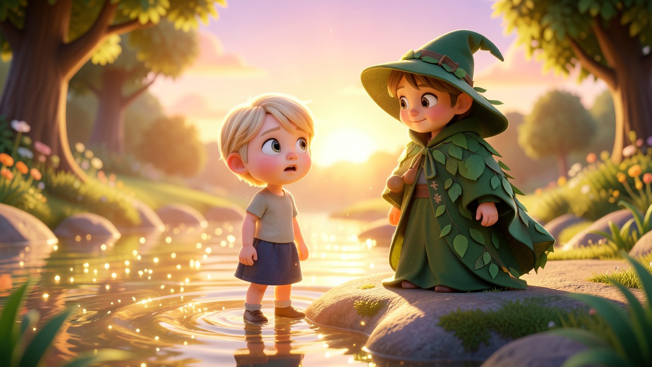 Leggende per bambini: La Strega dei Fiumi di Luce