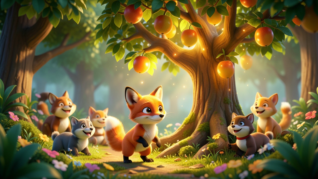 Fox Stories: The Little Fox Who Loved to Share