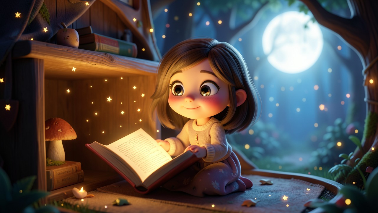 Texto Contos de Fada: A Menina que Foi Aprendiz de Lua