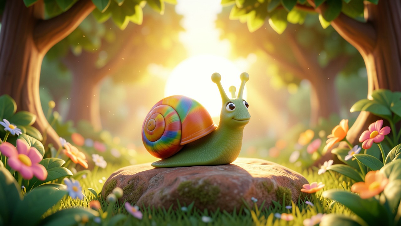 Cuentos cortos de animales para niños: El caracol y el sol