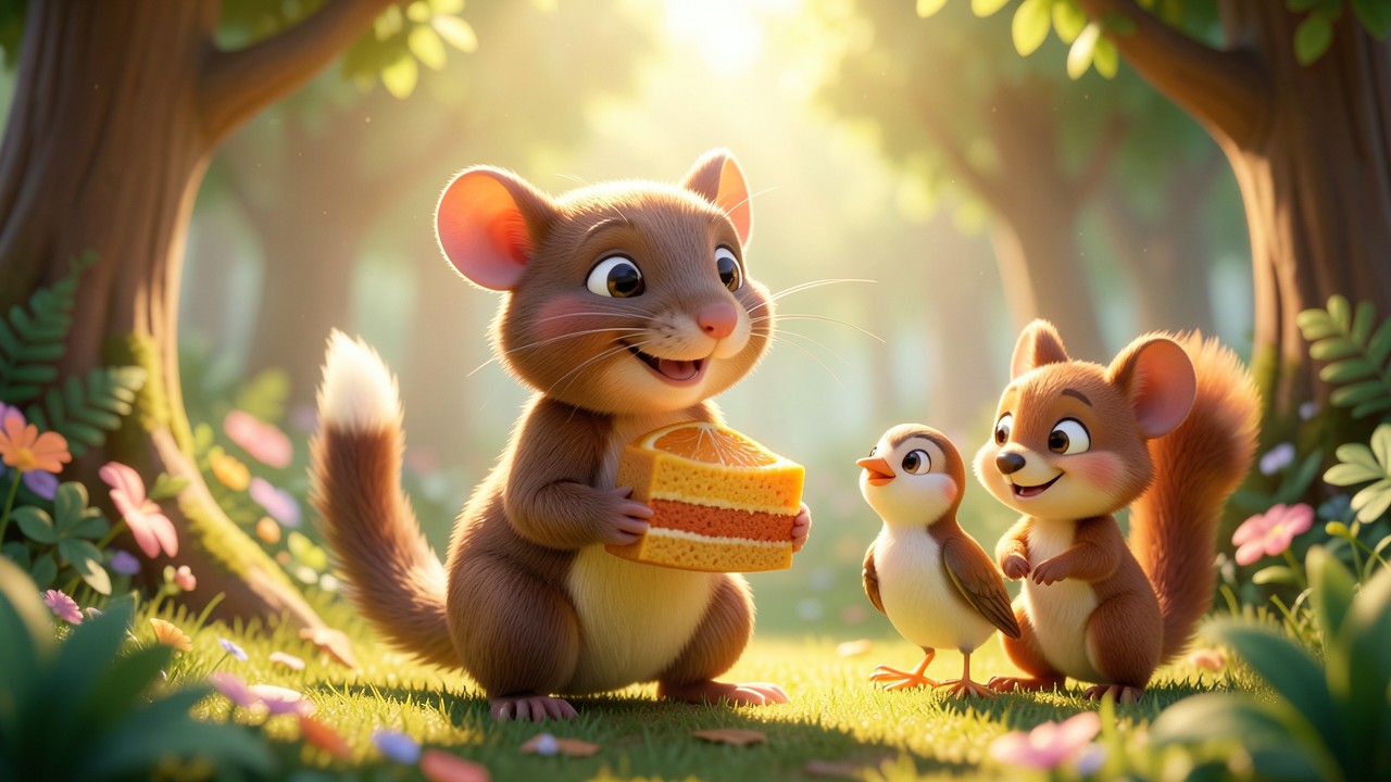 Cuentos infantiles la ratita presumida y el pastel de naranja