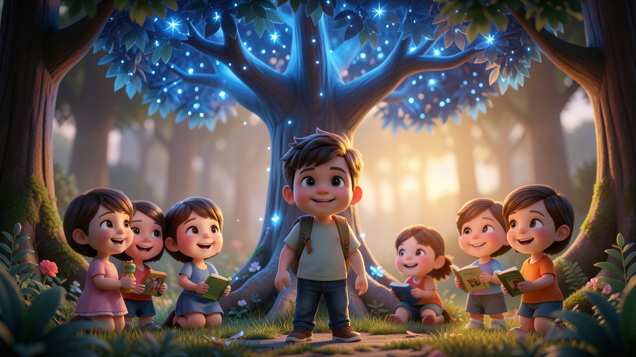 Cuentos cortos de valores para niños: El secreto del árbol de los deseos