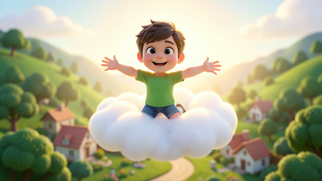 Cuentos de superheroes: El niño que conquistó la nube