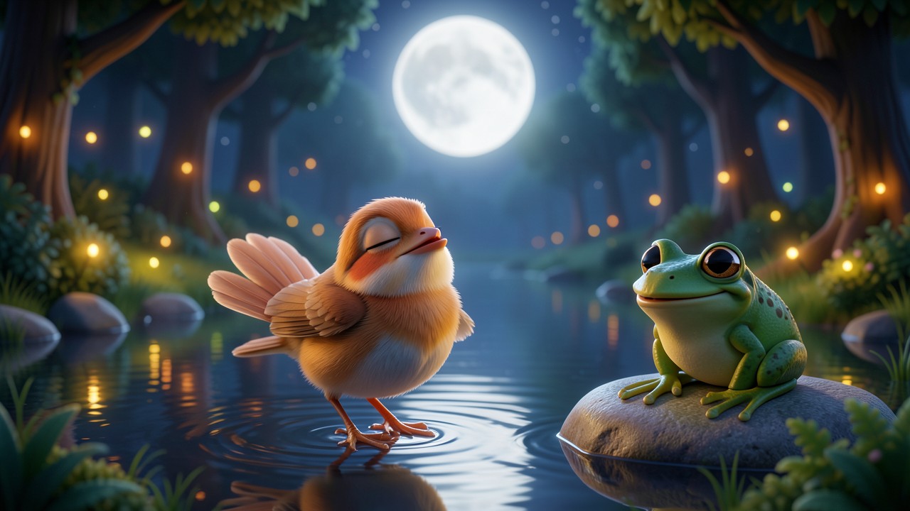 Andersen les contes : Le petit oiseau qui chantait au clair de lune