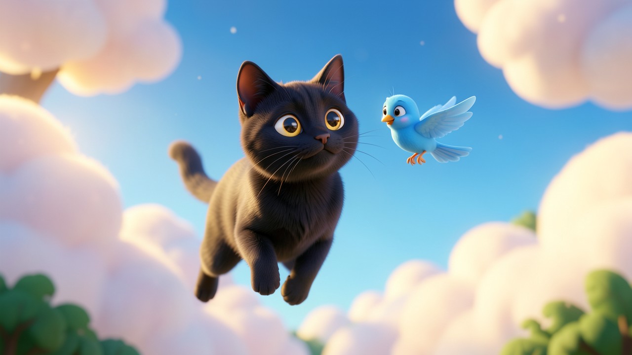 Une histoire enfant 5 ans : Le Chat qui Rêvait de Ciel