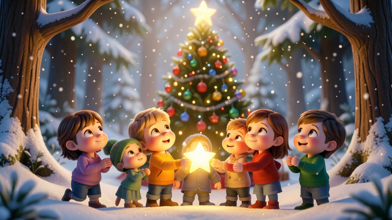 Kindergarten Weihnachtsgeschichte: Der verlorene Stern