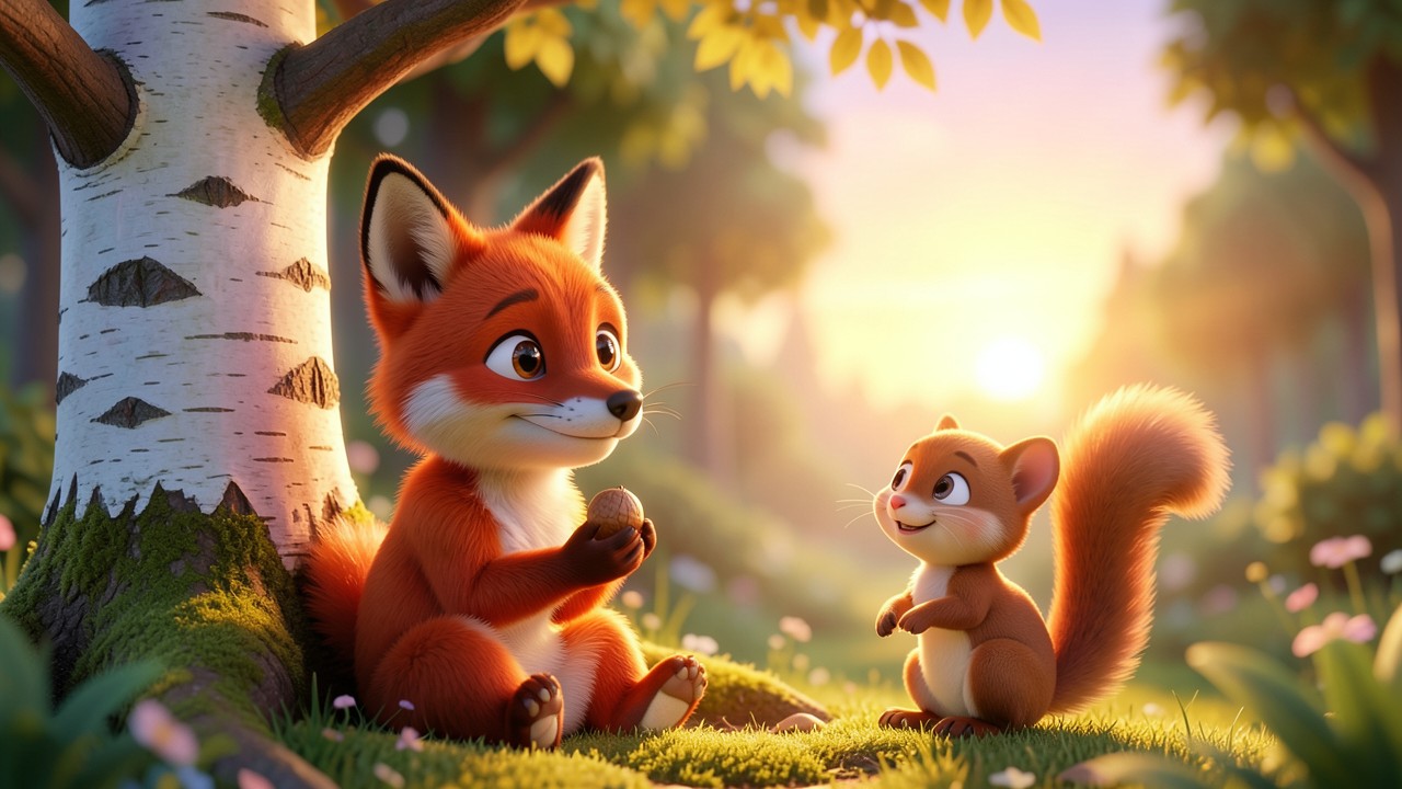Moral von Fabeln: Der kleine Fuchs und die goldene Birne