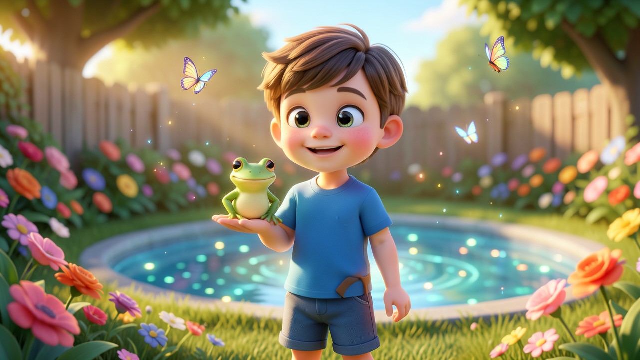 Exemplo de Contos Curtos: O Menino e o Sapo Sorridente