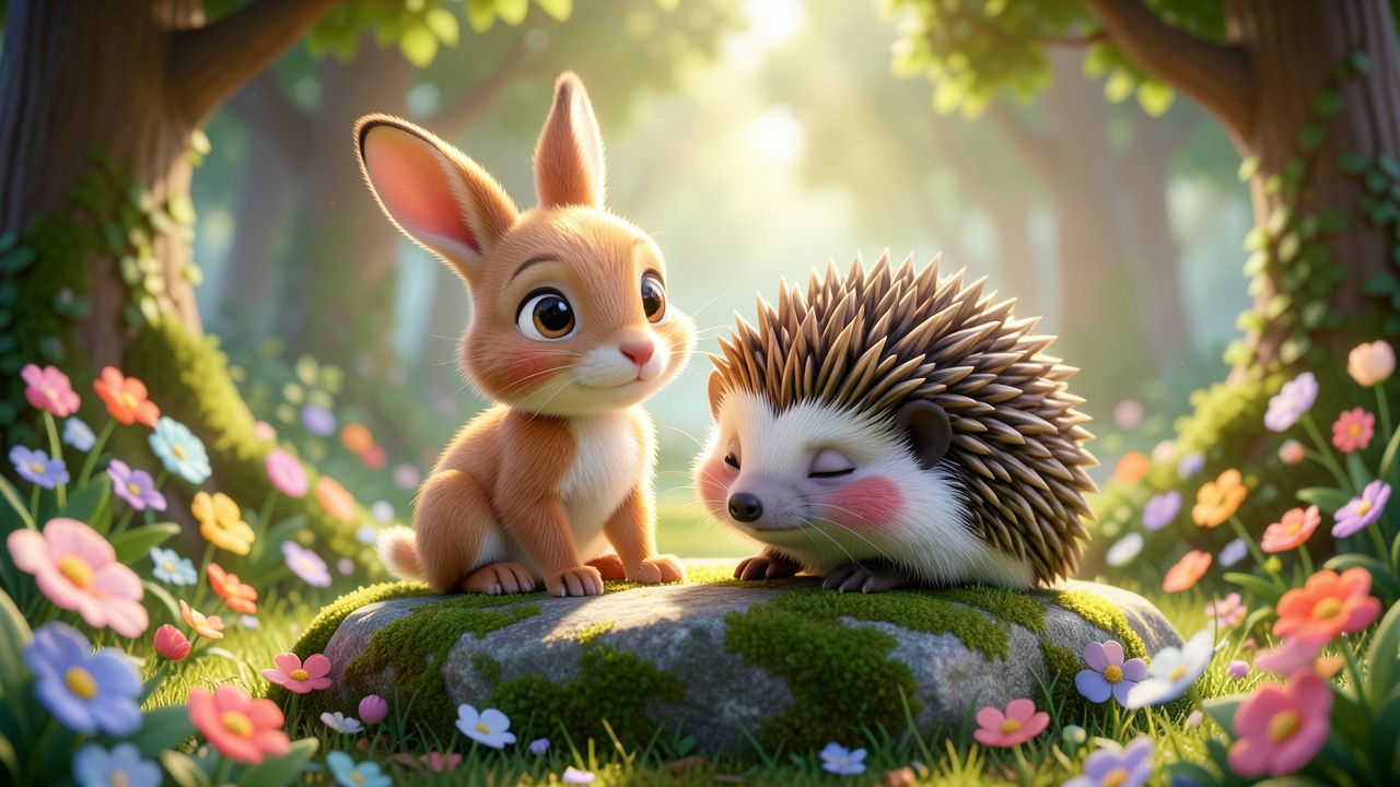 Hase und Igel Märchen: Ein Tag im Frühlingswald