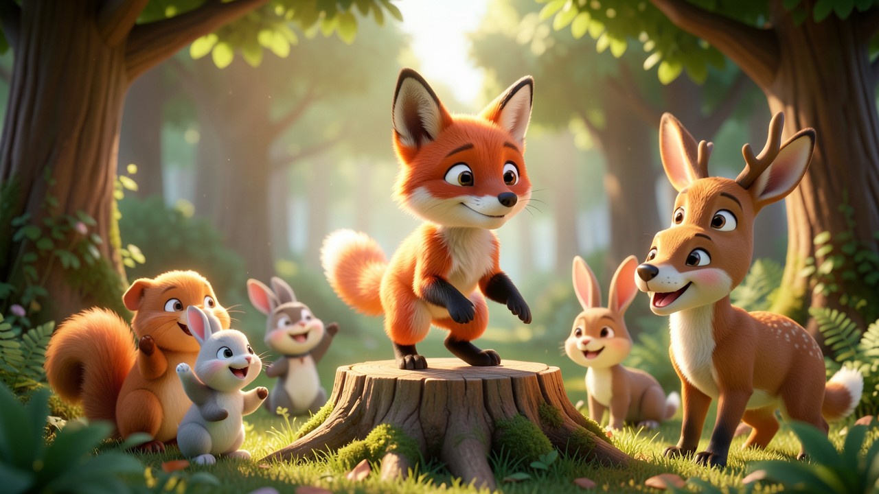Kurzgeschichte vom singenden Fuchs