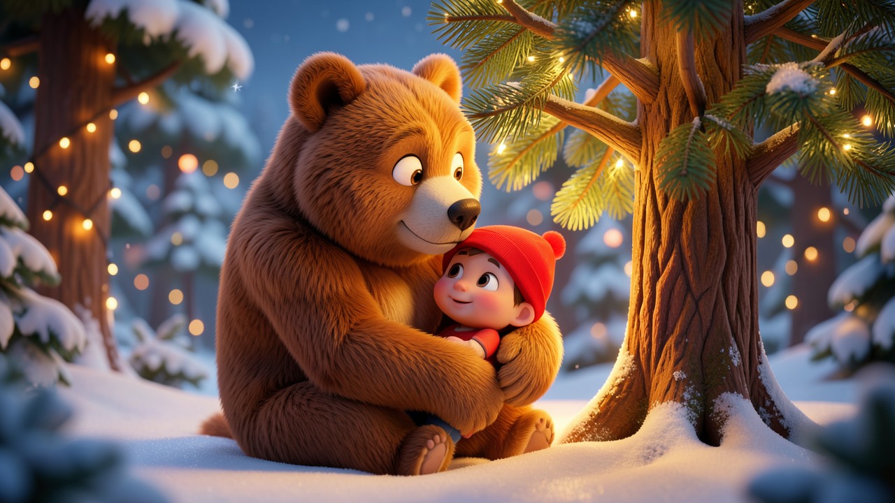 O Conto Natalino do Urso que Aprendeu a Brincar