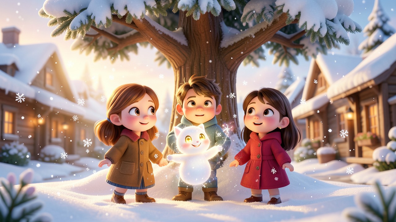 Racconti sull'inverno per bambini scuola infanzia: La neve che cantava