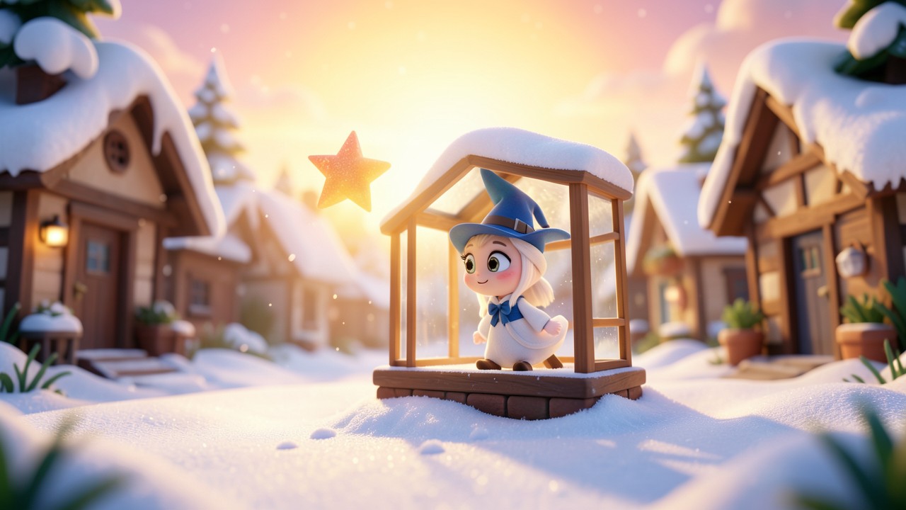 Conte de Noël Court: La Petite Étoile Perdue