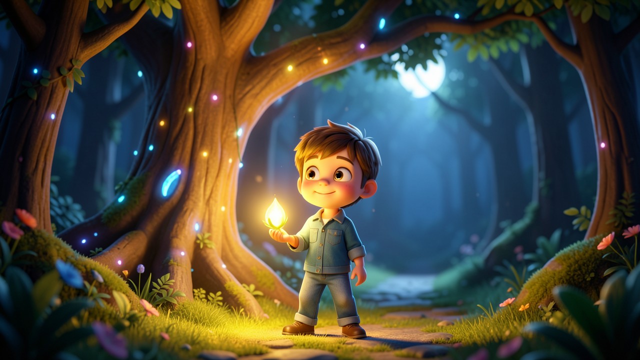 Cuento corto con planteamiento nudo y desenlace: El secreto del árbol mágico
