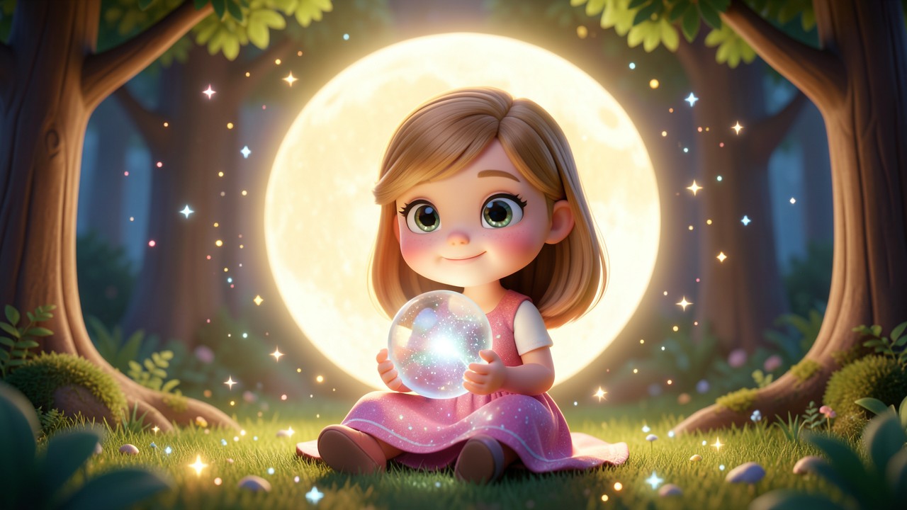 Schlafgeschichte für Kinder: Der Mond und das verlorene Lied