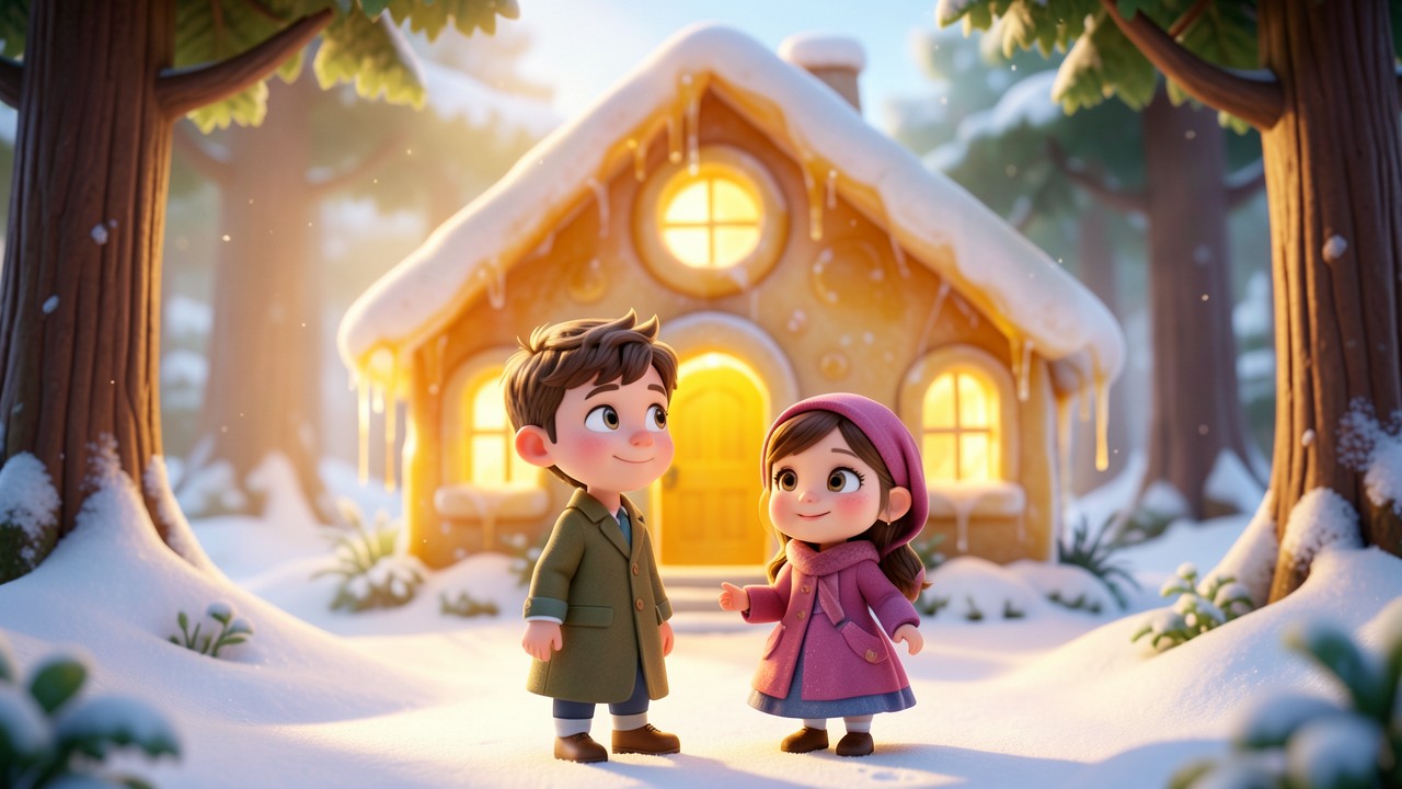 Hansel et Gretel histoire : La Maison de Sucre et de Rires