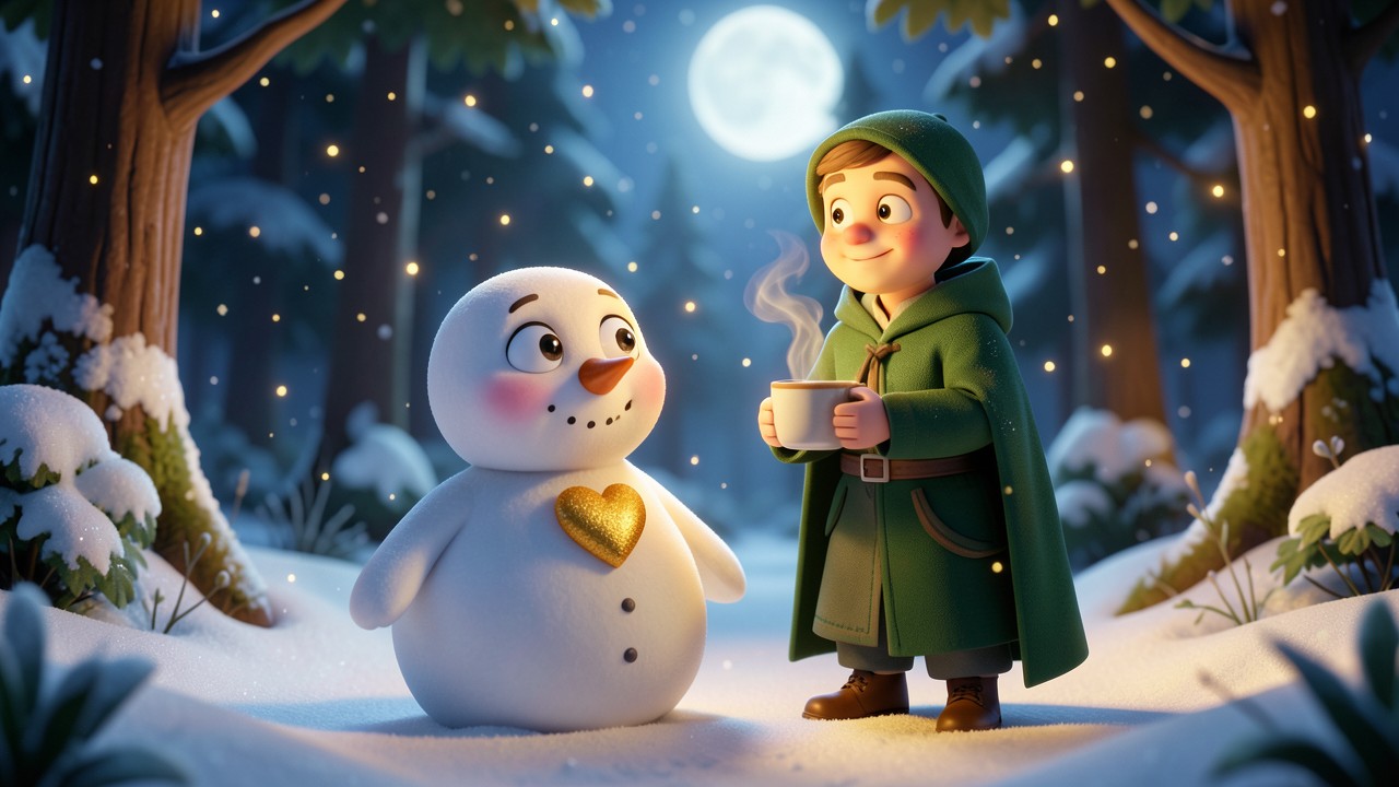 Christliche Weihnachtsgeschichten: Der Schneemann mit dem goldenen Herzen