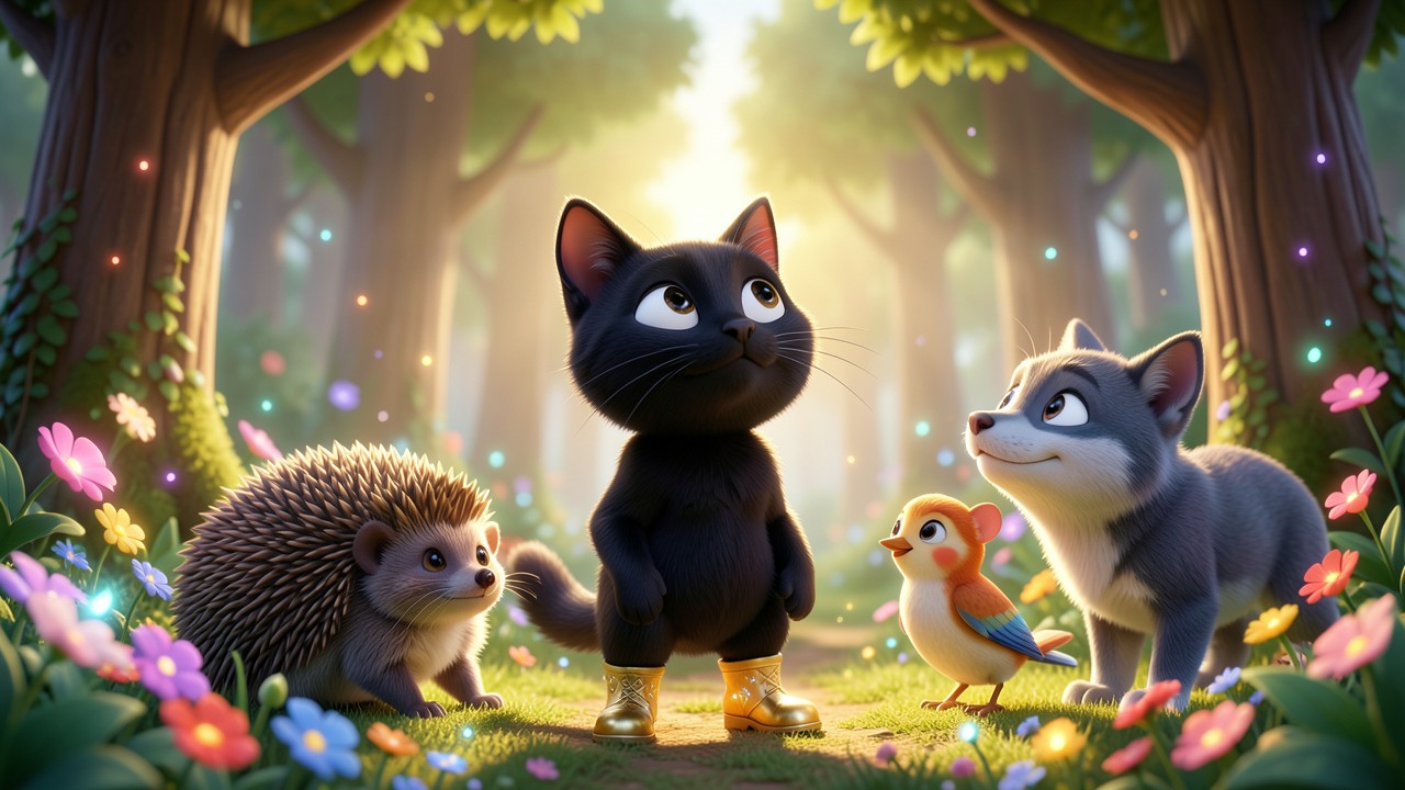 Cuentos infantiles el gato con botas: La botas mágicas de Lúmbar