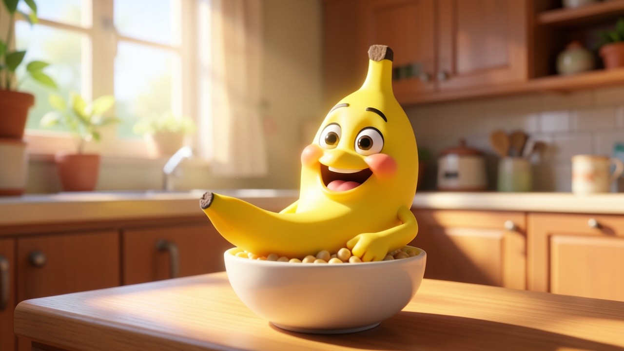 Funny Short Short Stories: The Banana Who Could Not Stop Laughing