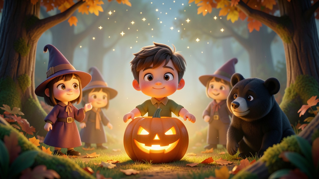 Jack O' Lantern: Storia per bambini con un lampioncino magico