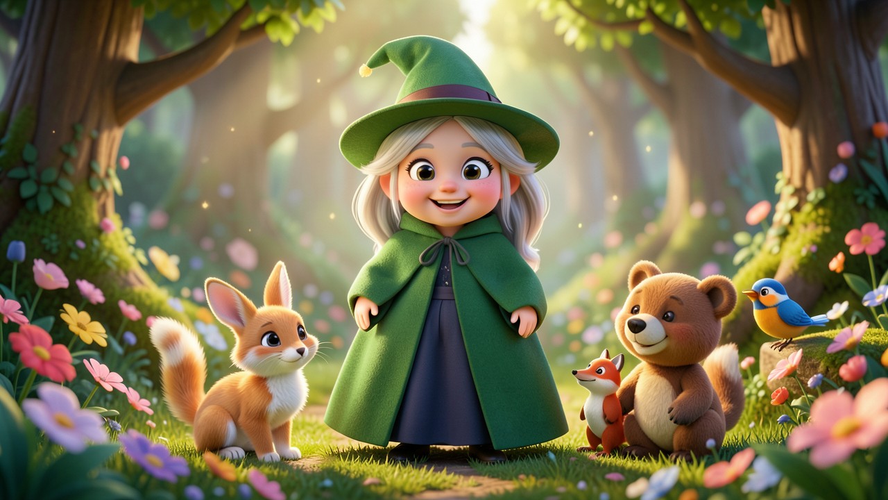 Grimm Fratelli Fiabe: La Strega del Bosco Amichevole