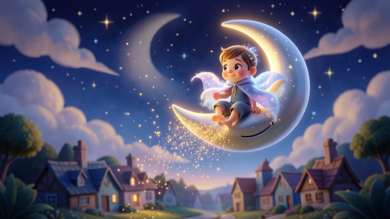 Les histoires magiques du soir : La Lune et le Petit Chuchoteur