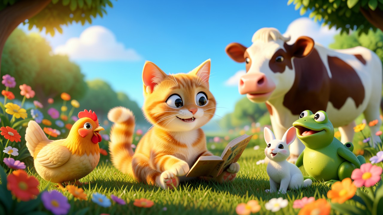 Historinhas Engraçadas Curtas: O Gato que Não Sabia Cantar
