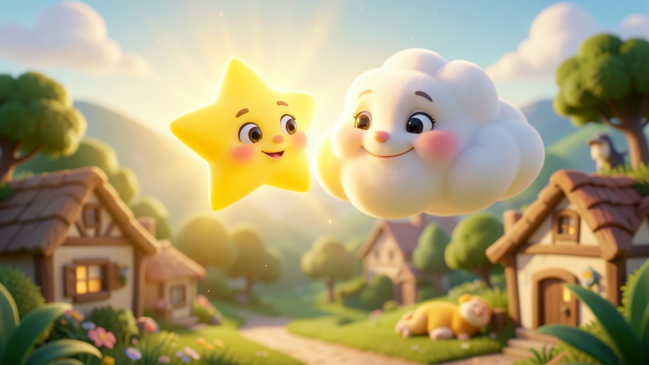 Short Inspirational Stories with Moral: The Little Star Who Laughed
