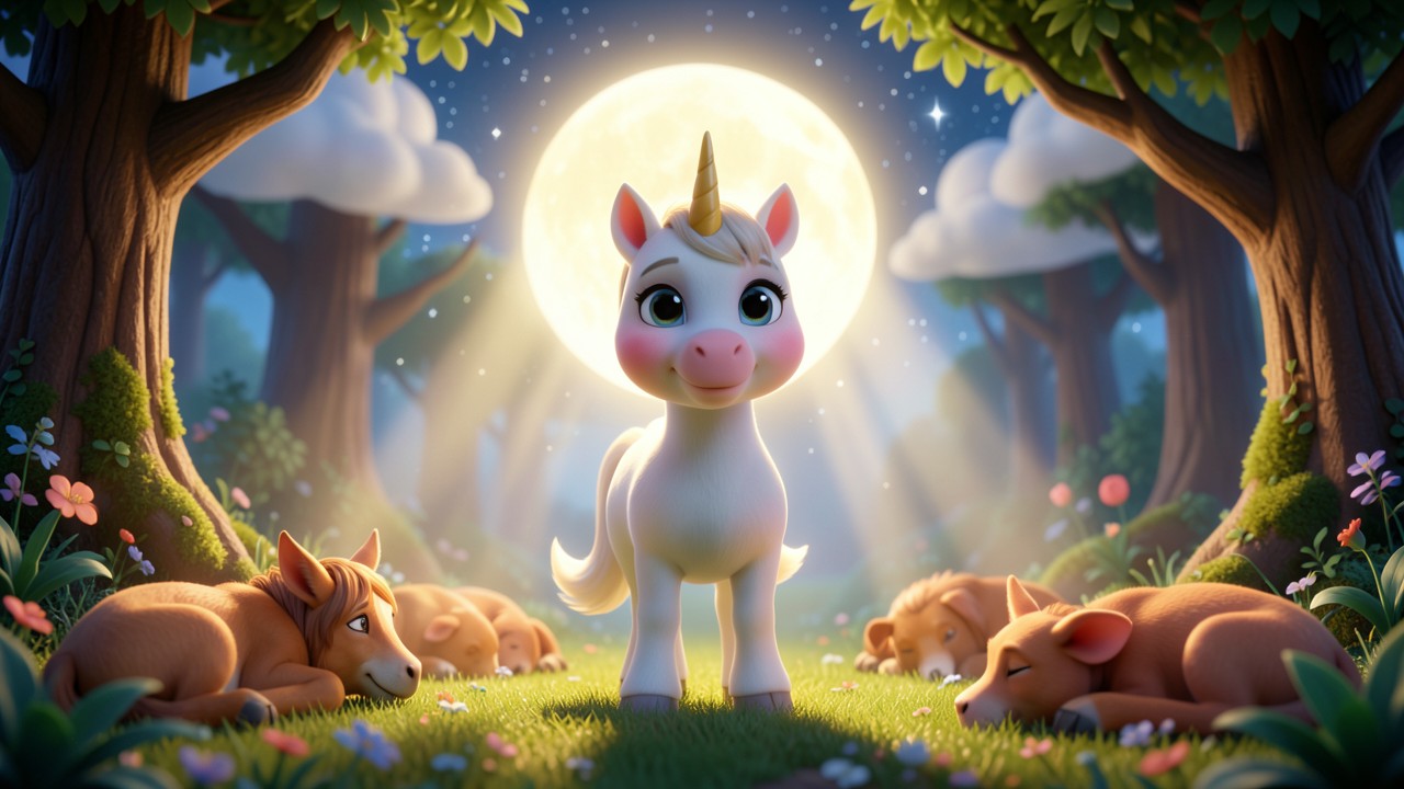 Cuentos de unicornios para dormir: La luna de los sueños suaves