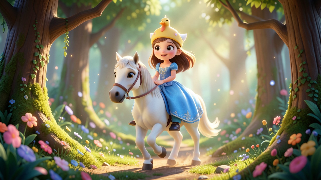 Die Geschichte von der Gänseprinzessin und ihrem treuen Pferd Falada