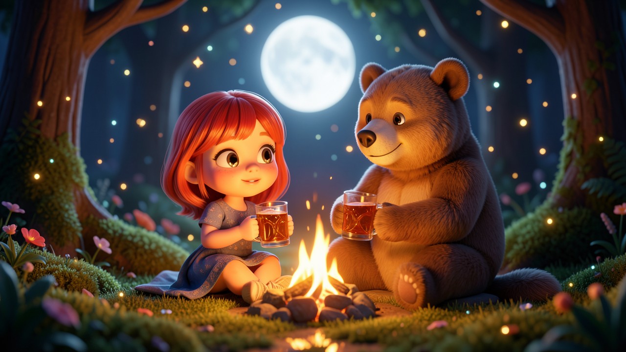 The Fairy Tale Bear and the Moonlit Cider