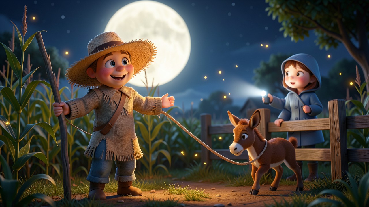 El espantapájaros que se movía de noche (cuento de terror para niños)