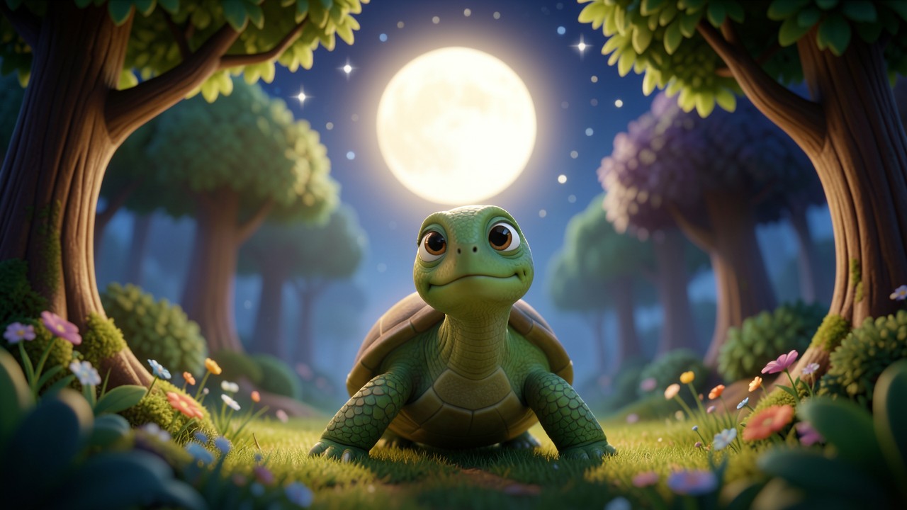 Indian Folk Tales: The Moon and the Turtle’s Gift