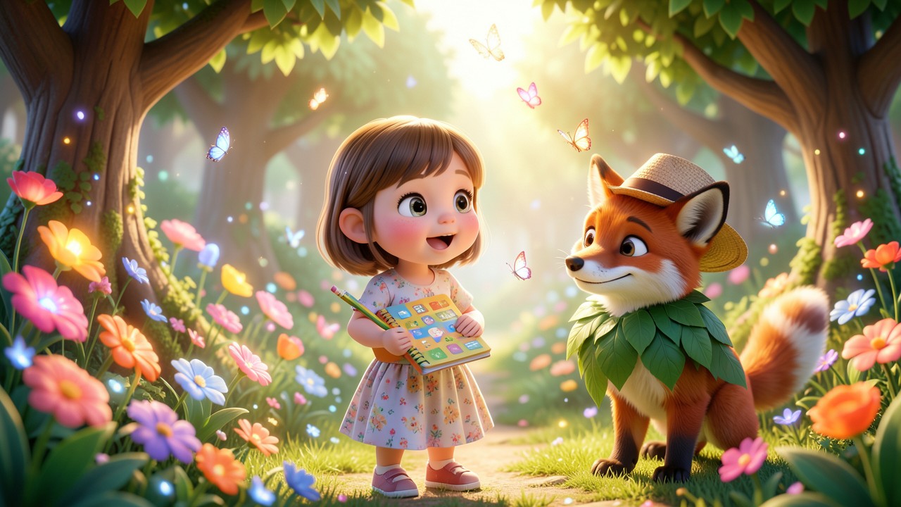 Imagens de Histórias Infantis: A Menina e o Guaxinim do Jardim