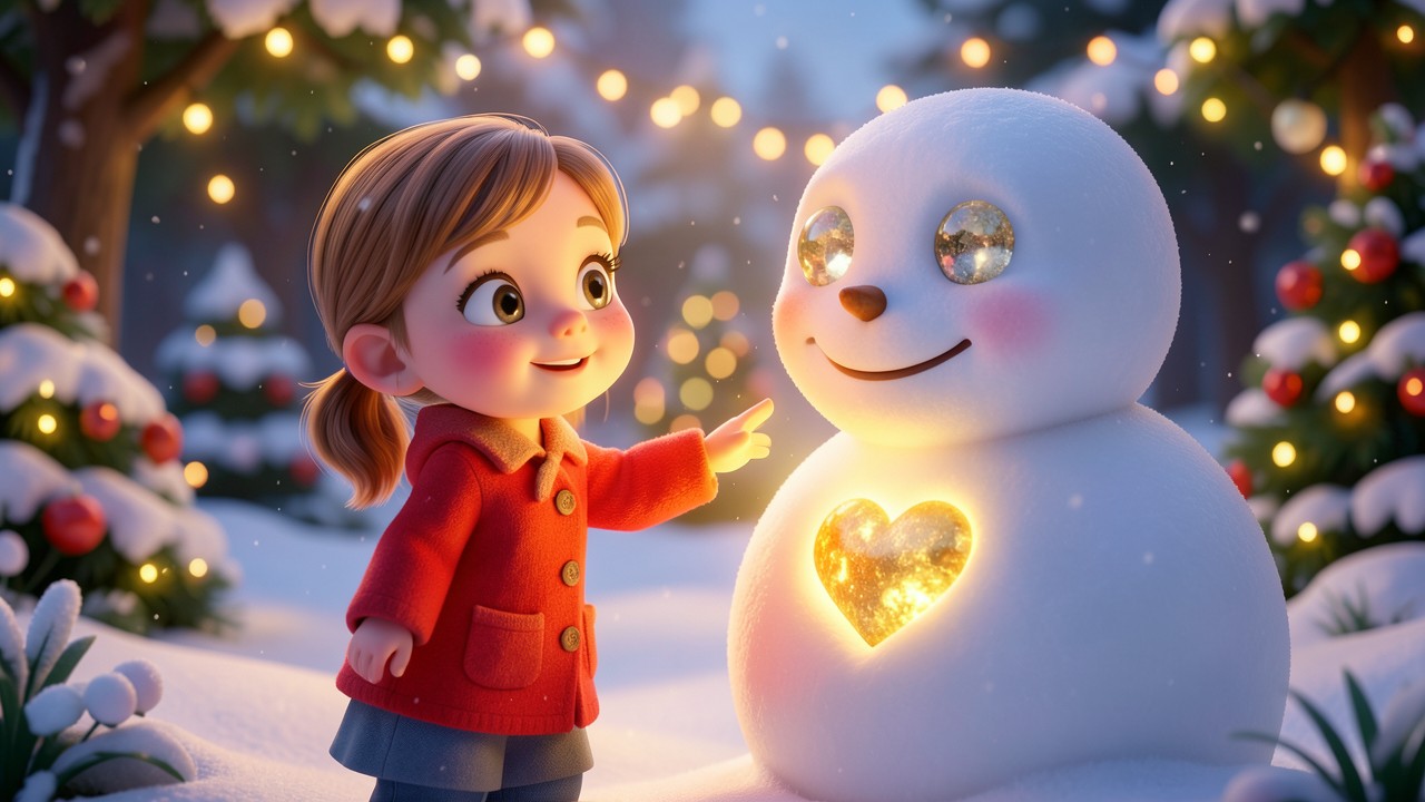 Alte Weihnachtsgeschichten: Der Schneemann mit dem goldenen Herzen