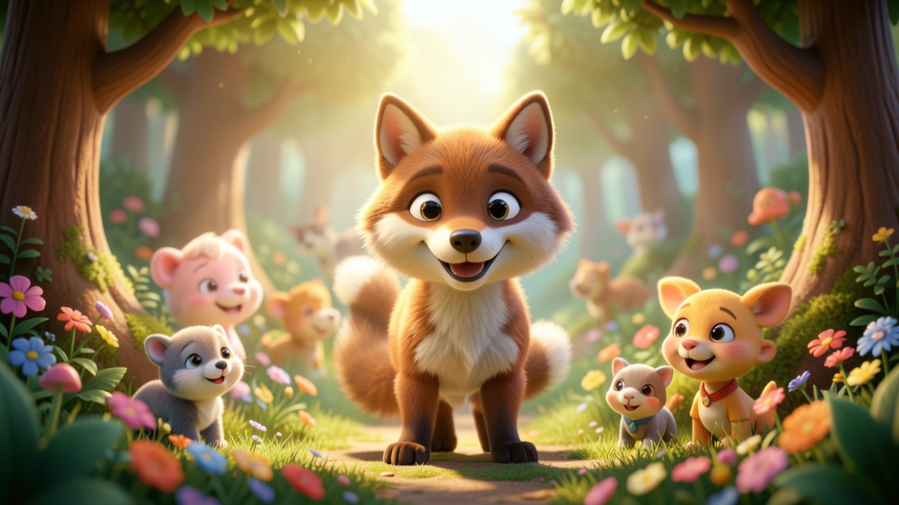 Das Märchen Wolf und das verlorene Lachen