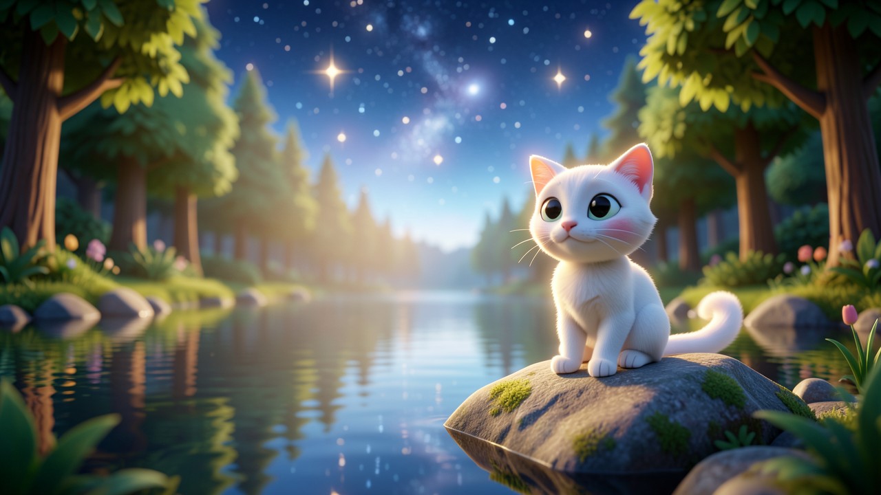 Fabulas com Moral: O Gato que Sabia Ouvir as Estrelas