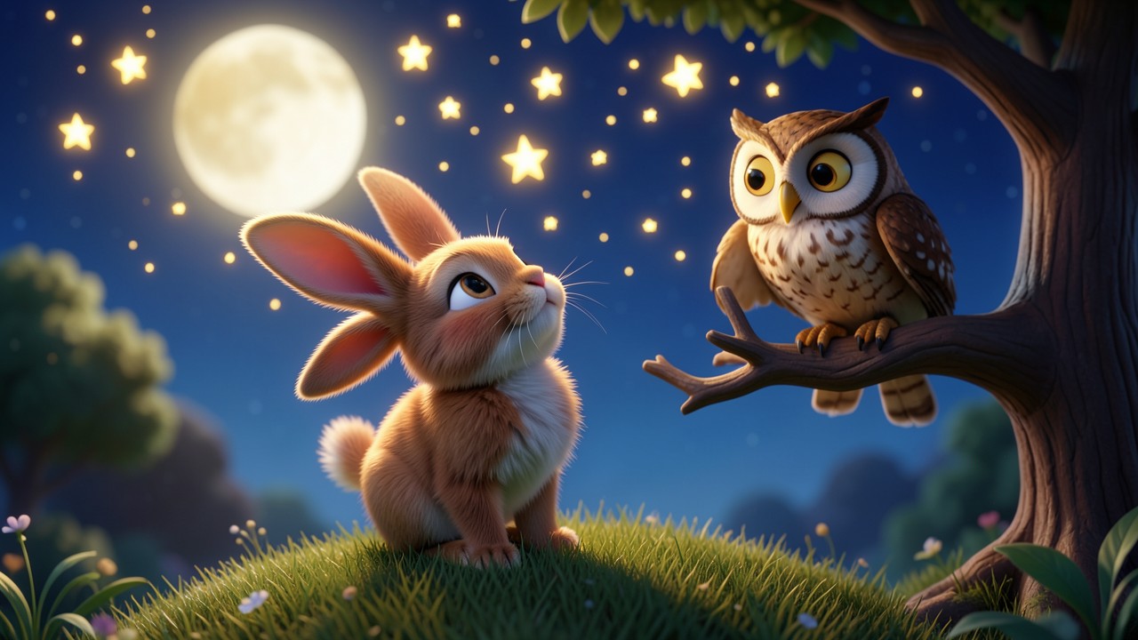 Histoire de lapin pour enfant : Le lapin et les étoiles d’or