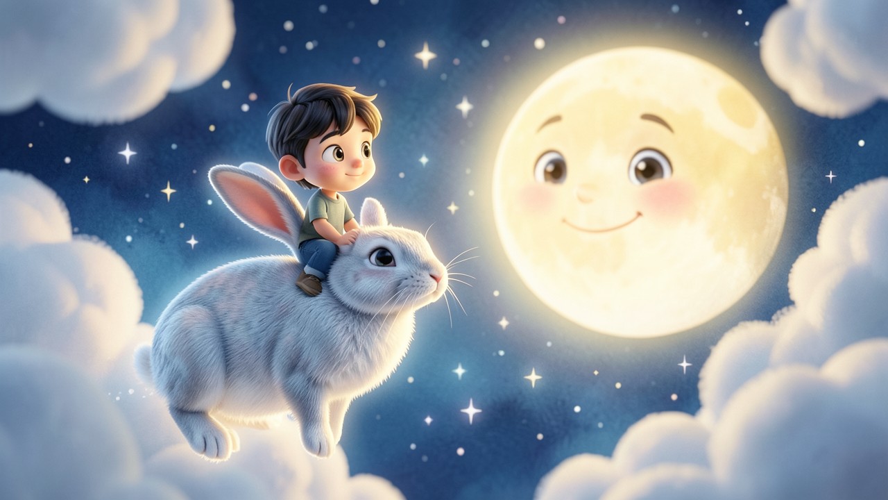 História Infanto Juvenil para Dormir: O Segredo do Rosto da Lua