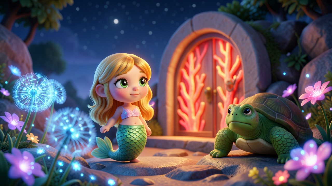 Un conte pour enfant : La Petite Sirène et le Jardin Secret