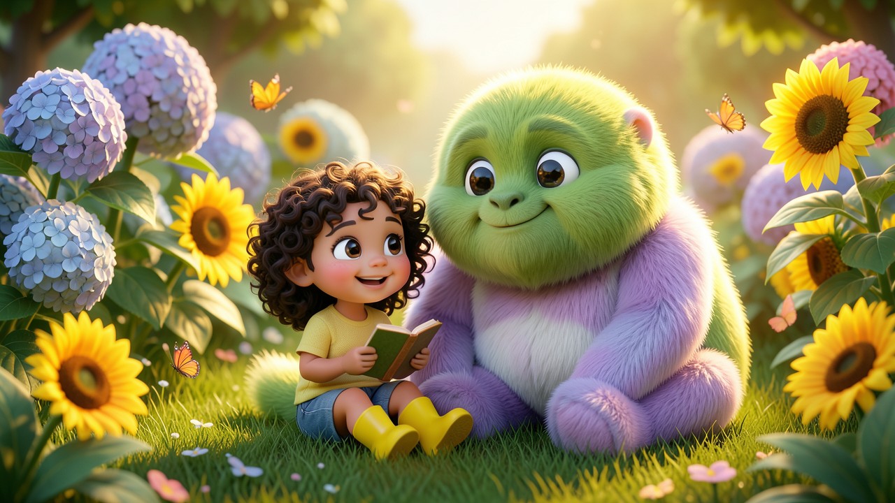 História Infantil Sobre Amizade: A Criança e o Monstro do Jardim