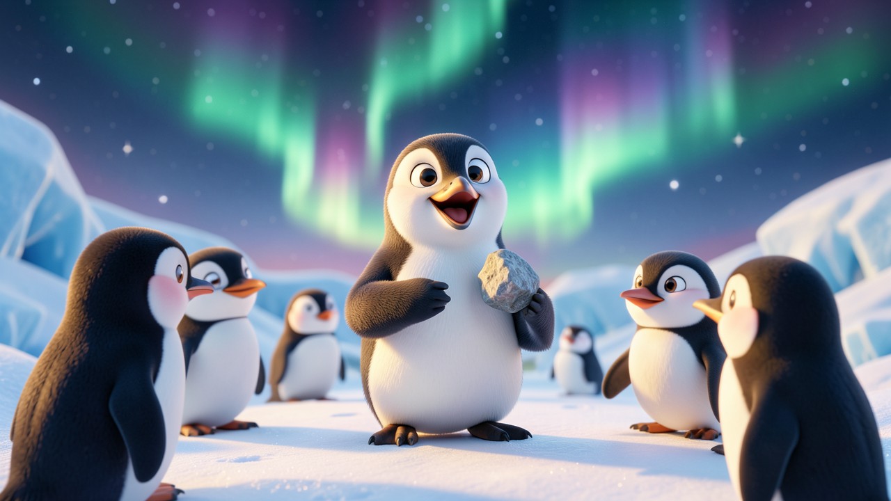 Historias para leitura: O Pinguim que Aprendeu a Cantar