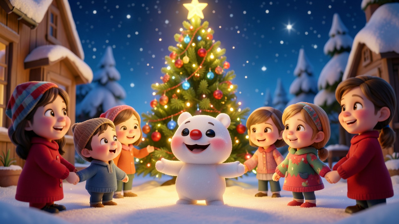 Weihnachtsgeschichte kurz: Der Schneemann mit dem singenden Herzen