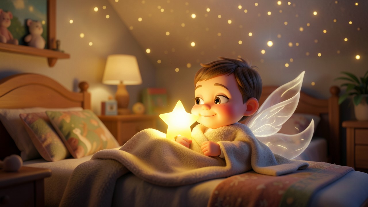 Gute Nacht Geschichte Baby: Das Licht der Sternenlampe
